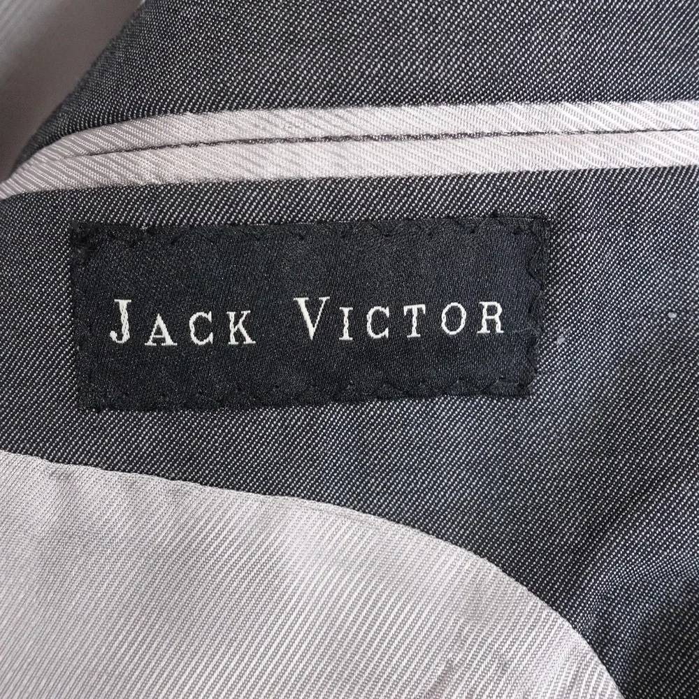 Jack Victor Suit Jacket Mens 40S Short Gray Wool Shawl Lapel 2 Button Canada